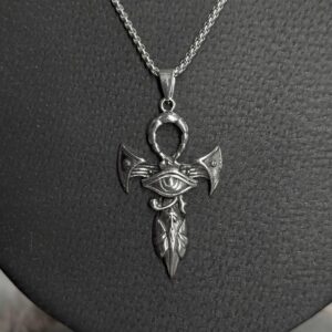 Collar Egipcio con Ojo de Horus – Dije Místico