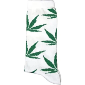 Medias blancas chala verde