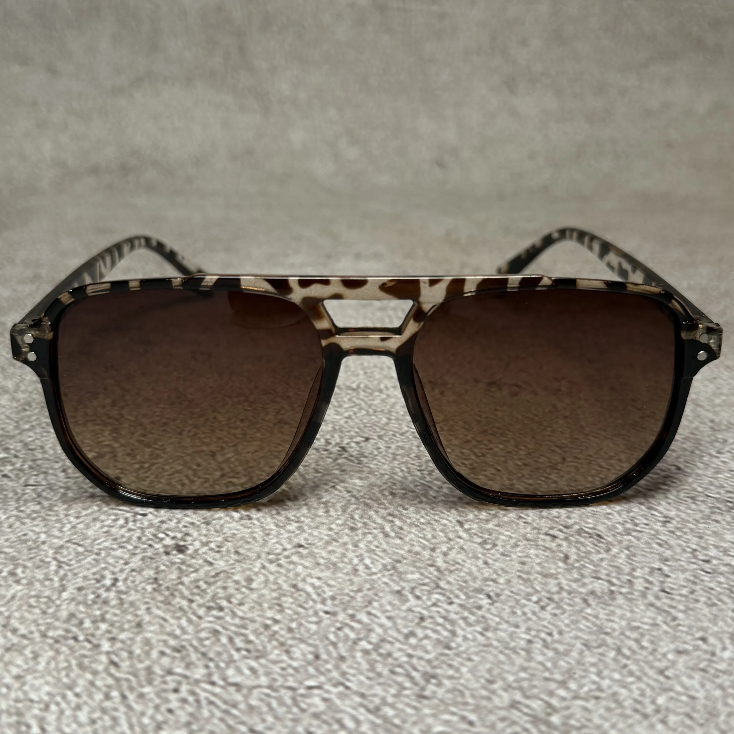 Gafas Aviador 2C Carey Grey Degrade Brow - Imagen 3