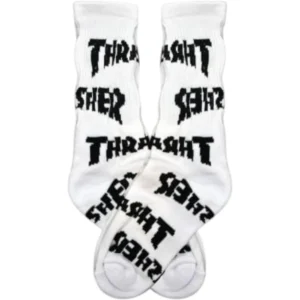 Medias Thrasher multi Blanca letras Negras