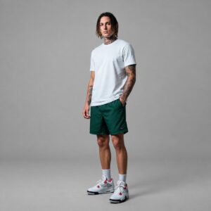 Short Maya Verde Vieja Scul - fondo gris