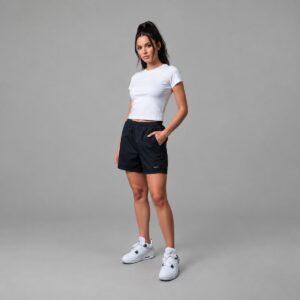 Short Maya Negro Vieja Scul - fondo gris