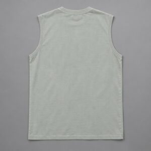 Remera Sin Manga Calling Angels Vieja Scul — Prenda · espalda sobre fondo gris