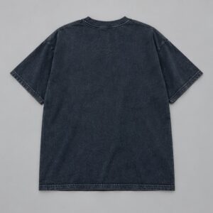 Remera Oversize Avril Washed Vieja Scul — Prenda · espalda sobre fondo gris