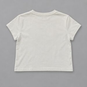 Remera Virgin Sign Off-White Vieja Scul — Prenda · espalda sobre fondo gris