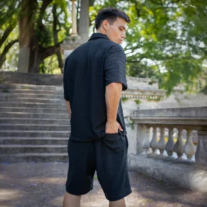 Conjunto Olavarria Crepé Negro