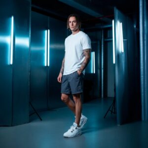 Short Maya Gris Topo Vieja Scul