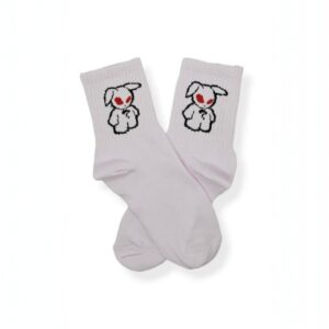 Medias Tenis Conejo Ojos Rojos