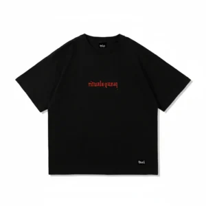 Remera boxy Demo negro Rituals