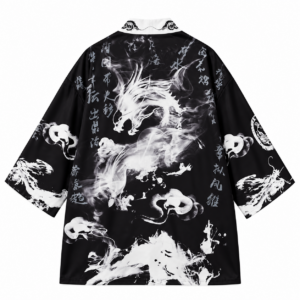 Haori Dragón de Humo Negro