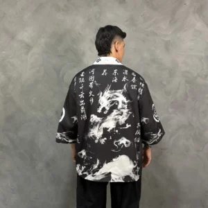 Haori Dragón de Humo Negro