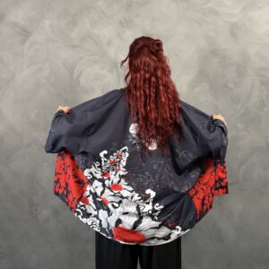 Haori Koi Tinta Roja