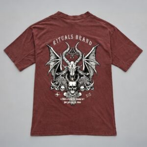 Remera Alter Rituals — Prenda · espalda sobre fondo gris