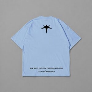 Remera boxy Soul pastel blue Rituals — espalda