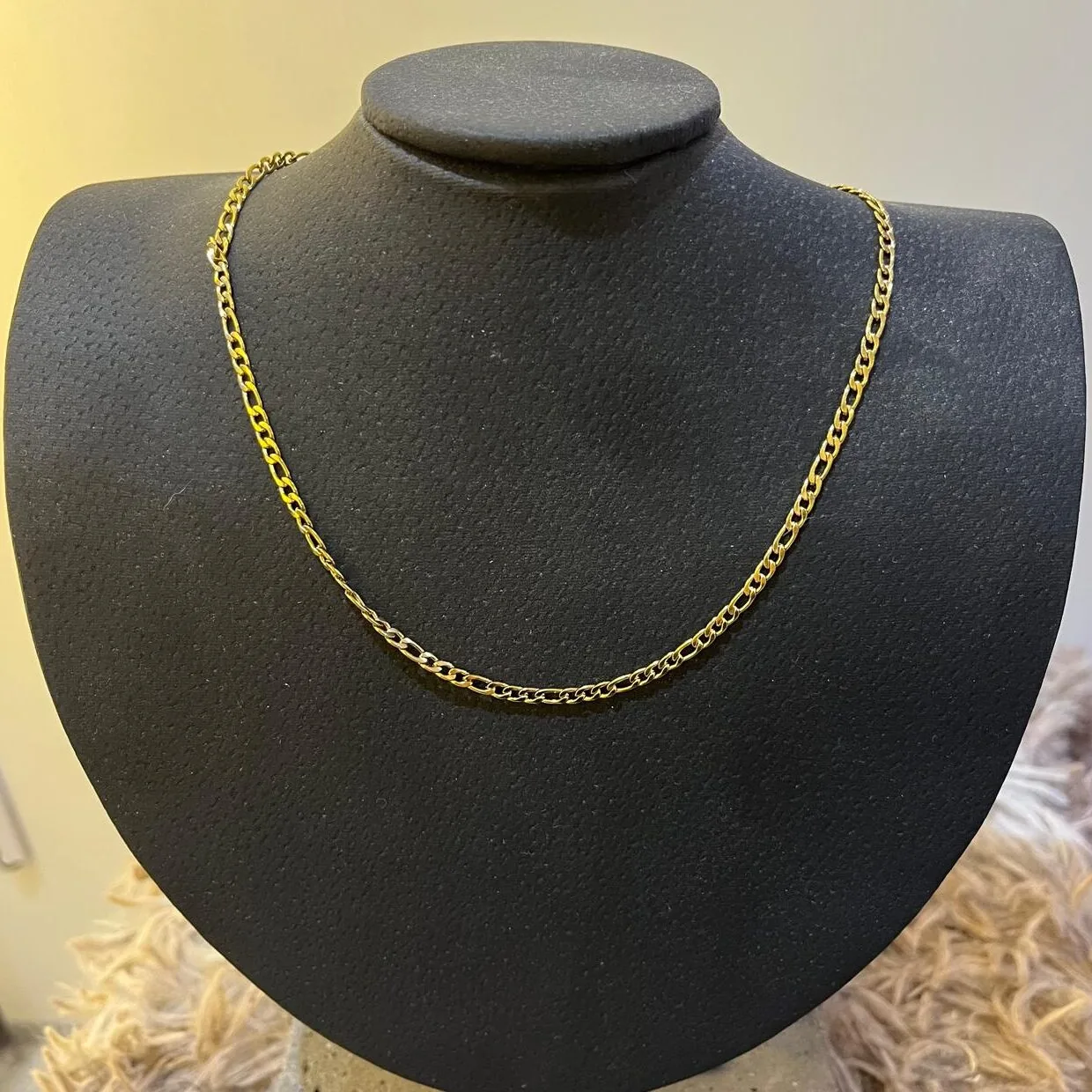 Cadena Grumet Fina Dorada