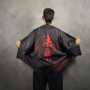 Haori Fajia Kanji Rojo