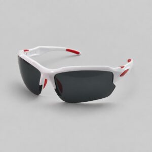 Gafas Cross White & Black - iluminación de estudio