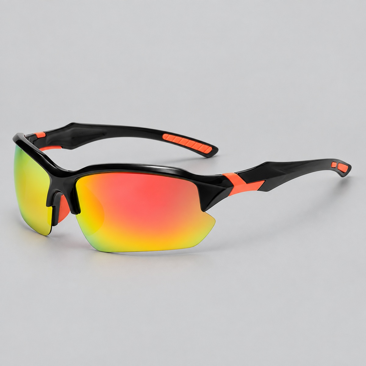 Gafas Cross Black & Orange - iluminación de estudio