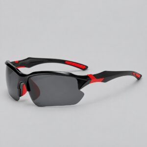 Gafas Cross Black & Red - iluminación de estudio