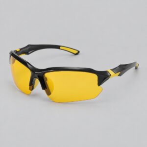 Gafas Cross Black & Yellow - iluminación de estudio