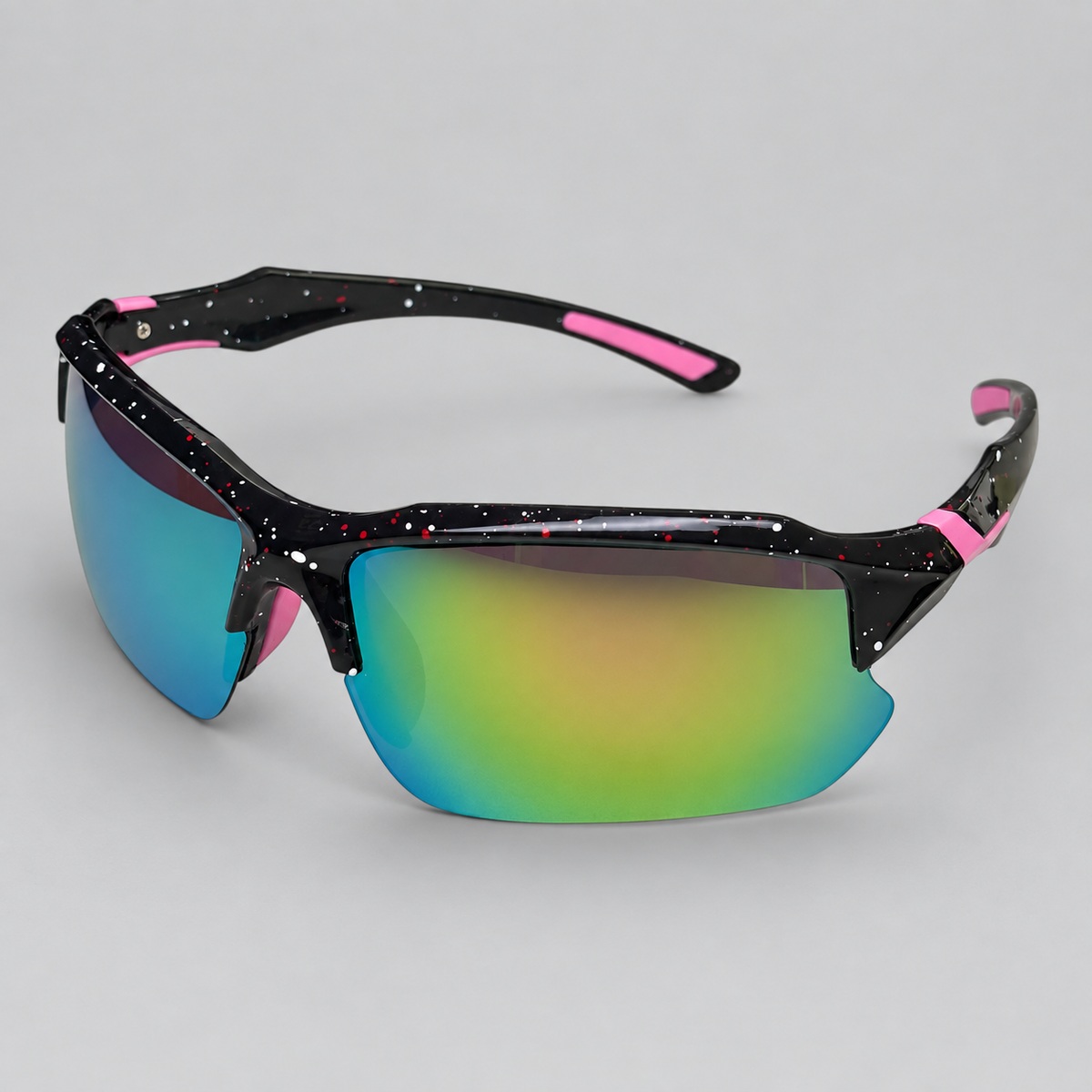 Gafas Cross Black & Pink - iluminación de estudio