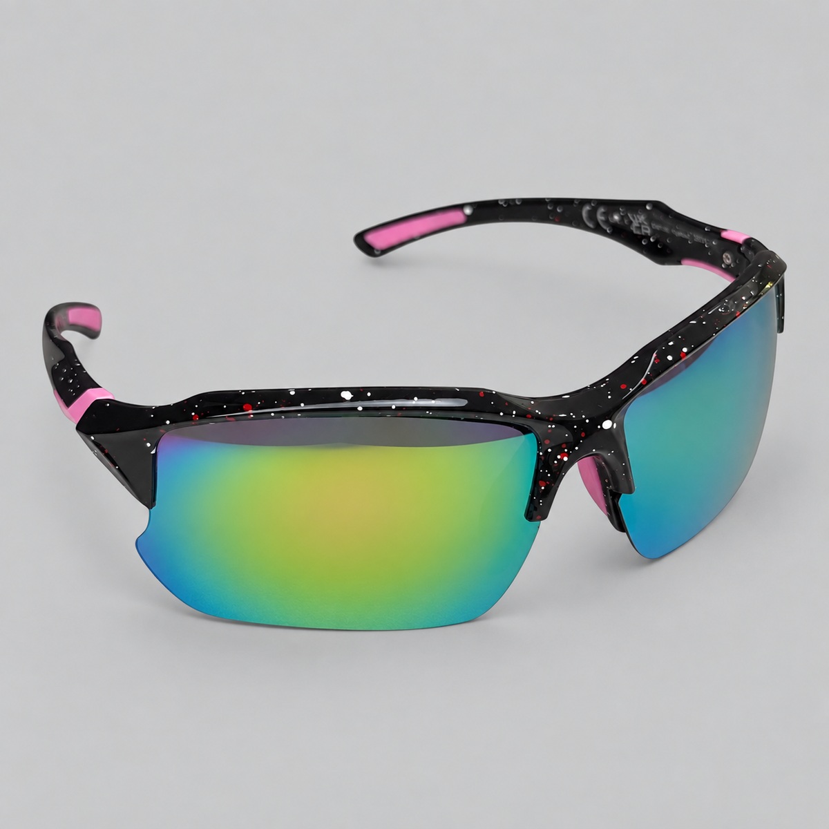 Gafas Cross Black & Pink - iluminación de estudio