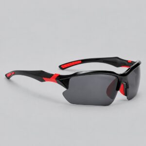 Gafas Cross Black & Red - iluminación de estudio