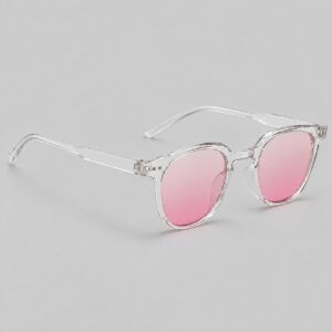 Gafas Prisma Crystal White Degrade Pink - iluminación de estudio