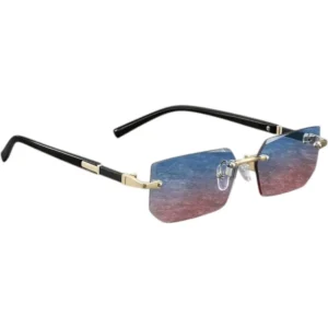 Gafas “Luxe Edge” Celeste Rosa Degradé