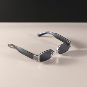 Gafas Cromo Rectangular Silver Black
