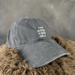 Gorra The good vibes only Gris