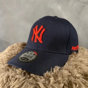 Gorra New York NY bordada azul rojo