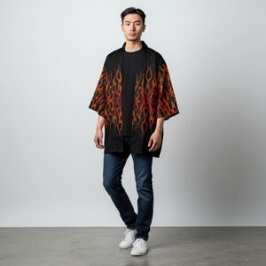 Haori Flame Black
