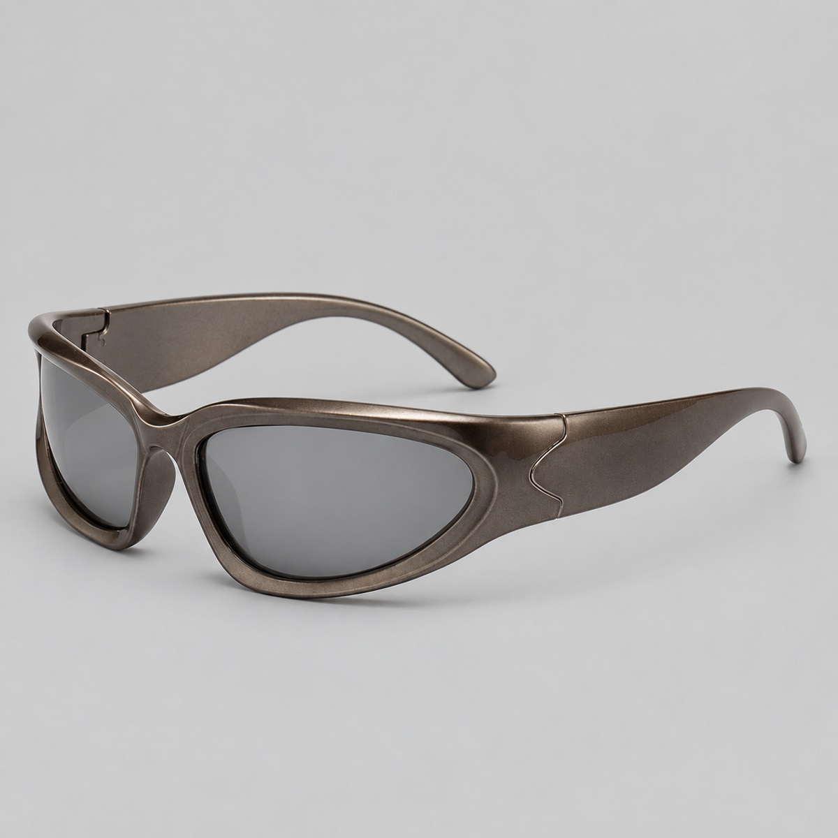 Gafas Cyclone Metallic Brown Choco - iluminación de estudio