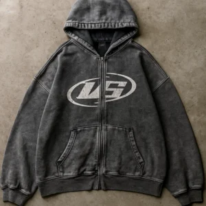 Campera Boxy New Circle Washed Vieja Scul