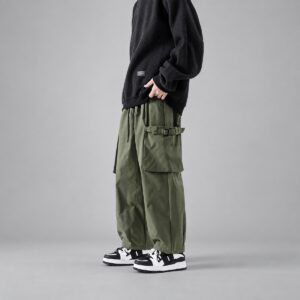 Pantalón Ronin Cargo — Vista principal sobre fondo gris