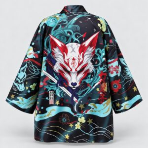 Haori Bushi Kitsune - vista de espalda
