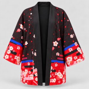 Haori Hanami Kitsune - vista de frente
