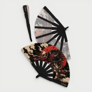 Abanico Oni Cielos de Tormenta con funda
