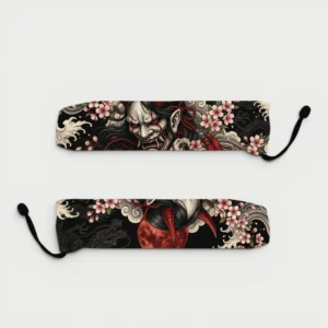 Abanico Rengoku con funda