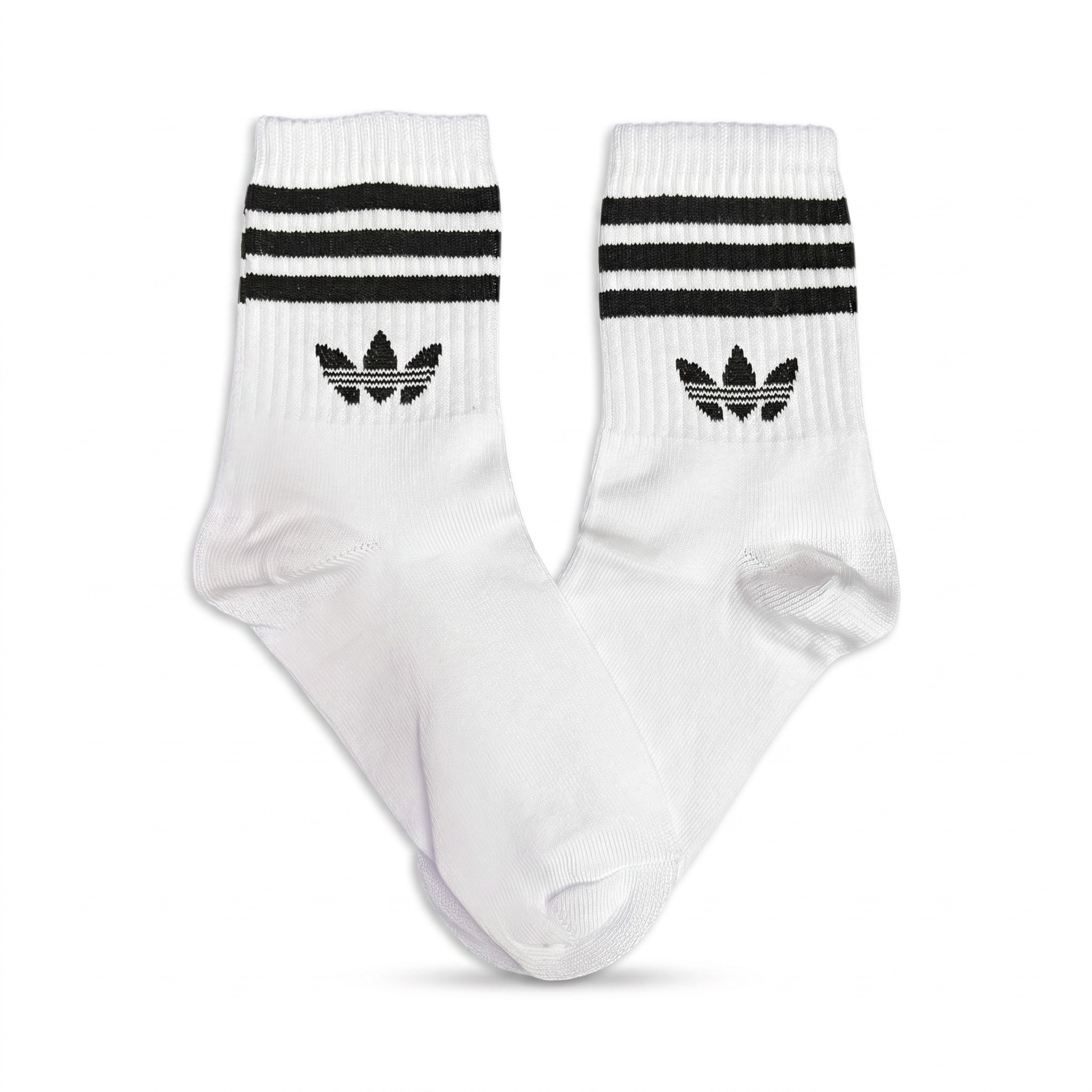 Medias Adidas tenis blancos con negro