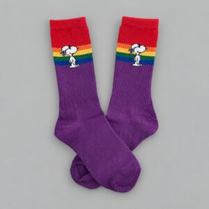Medias Snoopy Pride — Vista principal sobre fondo gris