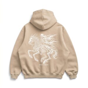 Hoodie Devil Oversize beige