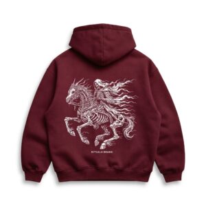 Hoodie Devil Oversize Rojo