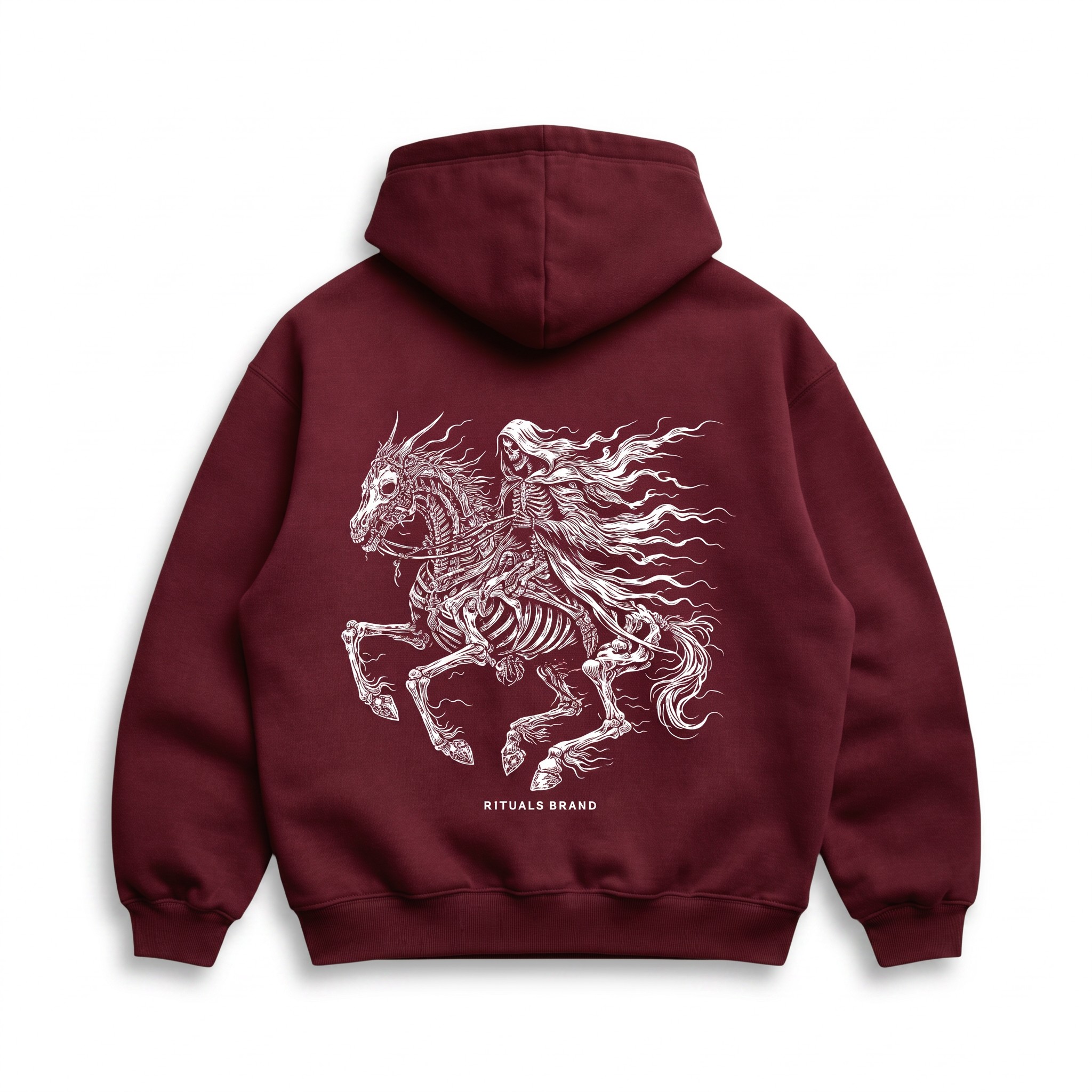 Hoodie Devil Oversize Rojo - Imagen 2