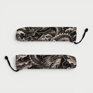 Abanico Tormenta Gris con funda