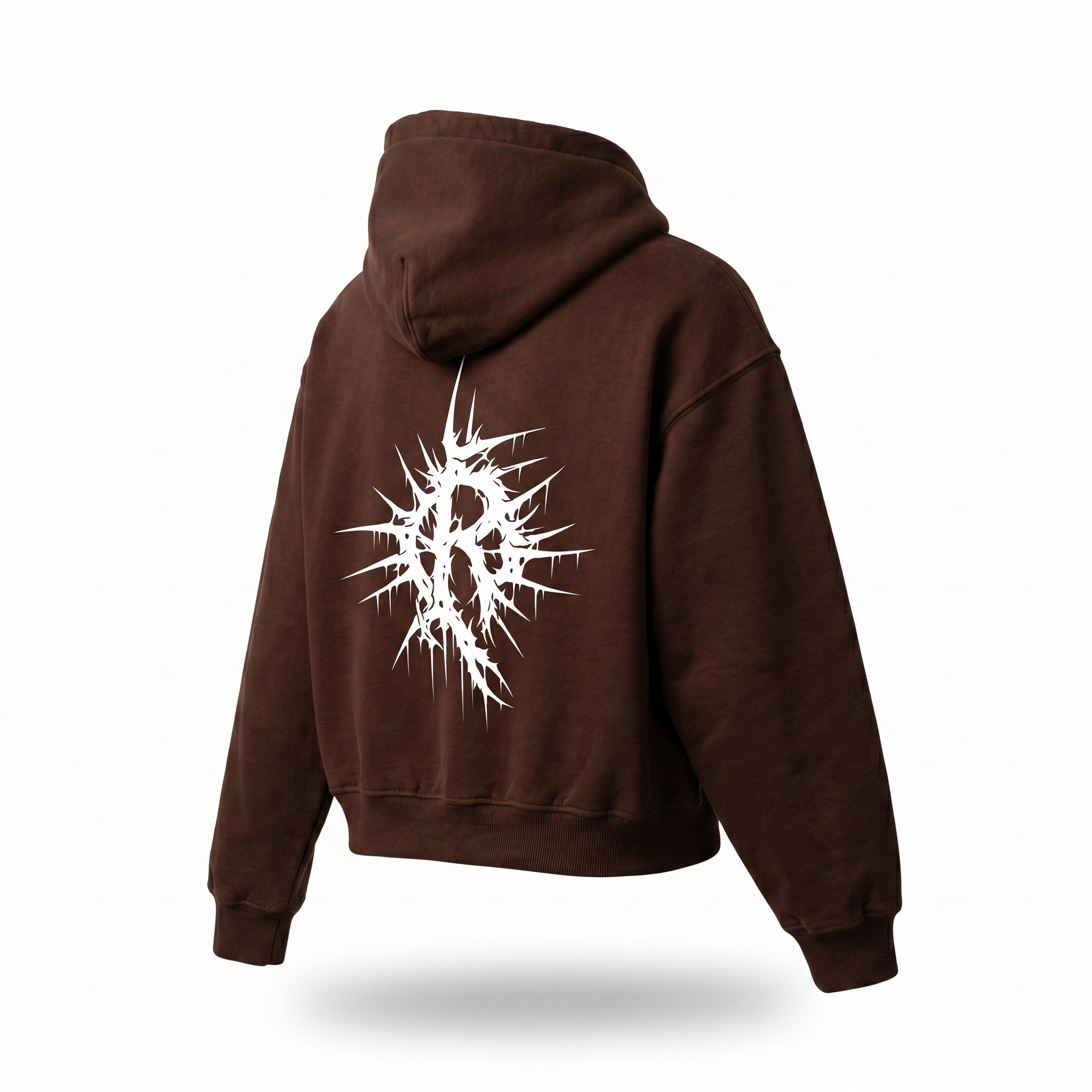 Hoodie Boxy Generation Chocolate - Imagen 3
