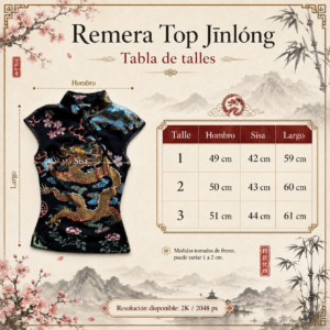 Remera Top Jīnlóng