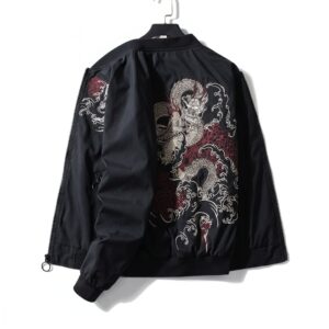 Chaqueta Bomber RYU Bordada