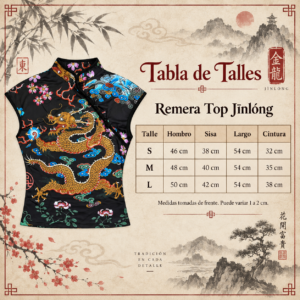 Remera Top Jīnlóng